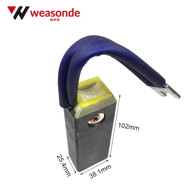 634 Grade Carbon Brush 25.4×38.1×102mm | Soft Graphite Carbon Brush for Hydropower and Thermal Power Generators Wenzhou Highy Electric Co., Ltd. Carbon Brush NCC634 25.4×38.1×102 634 Grade Carbon Brush 25.4×38.1×102mm | Soft Graphite Carbon Brush for Hydropower and Thermal Power Generators