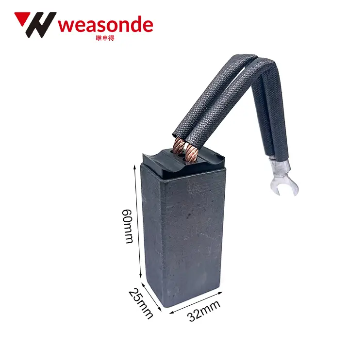 Hydropower Station and Thermal Power Plant Carbon Brush | Multiple Grades of Graphite and Copper Wenzhou Highy Electric Co., Ltd. Thermal Power Plant 25×32×60 Carbon Brush Hydropower Station and Thermal Power Plant Carbon Brush | Multiple Grades of Graphite and Copper